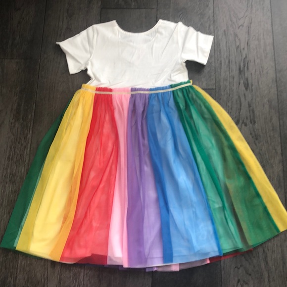 Robe Pull Hanna Andersson Pour Fille - En Coton French Terry - Motif Arc-en-ciel - Taille Regular - Neuf Avec étiquettes